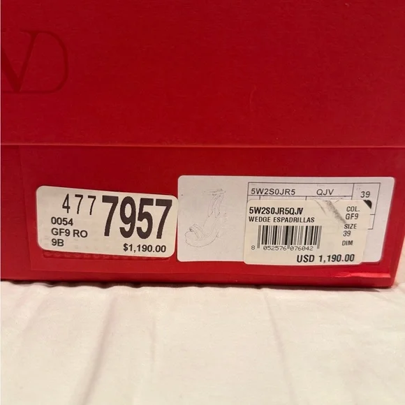 Valentino Garavani Beige Rope Platform Sandals - Picture 7 of 10